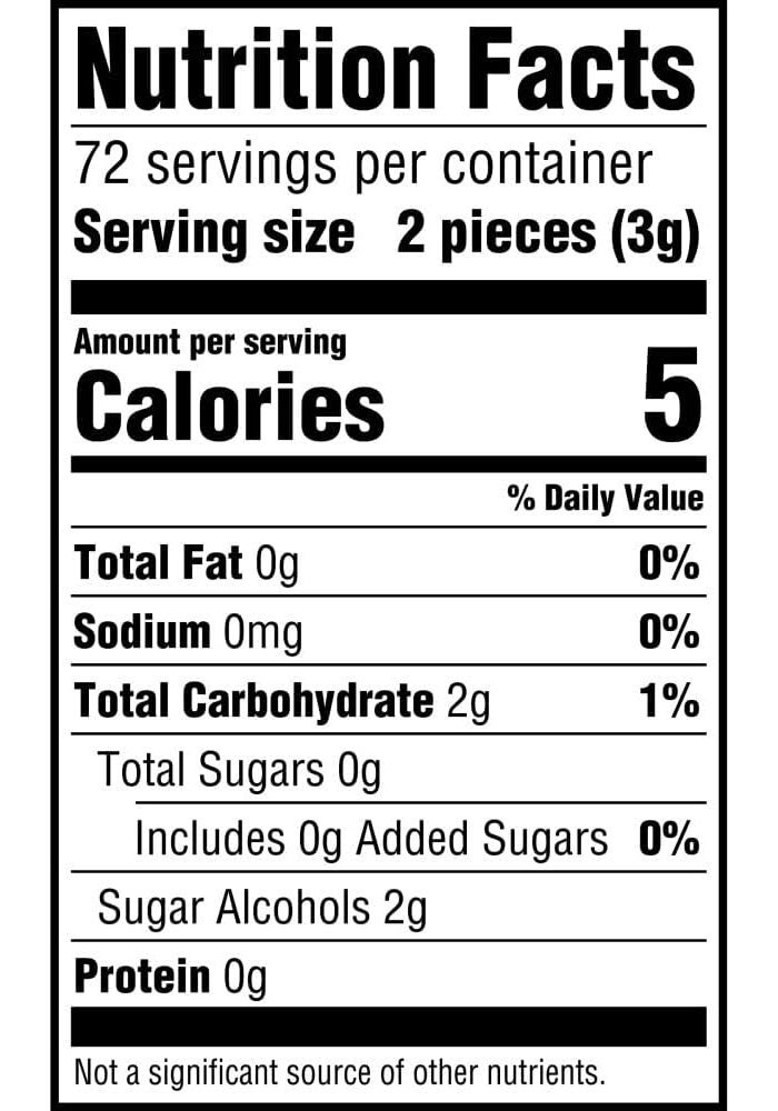 Wrigley's Eclipse Winterfrost Sugar-Free Gum (Pack of 8) - Image 2